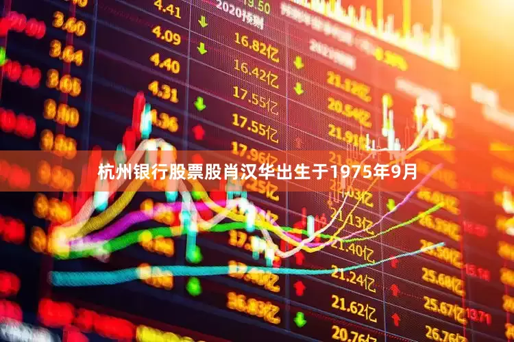 杭州银行股票股肖汉华出生于1975年9月
